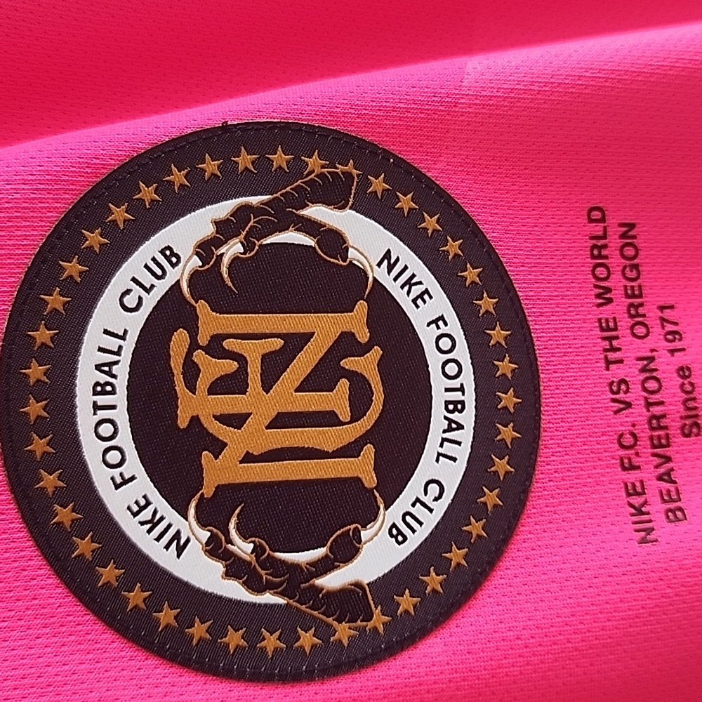 Nike FC Polo Shirt Men XL Hyper Pink Loose Dri-Fit Soccer Jersey Performance $68 - Picture 8 of 17